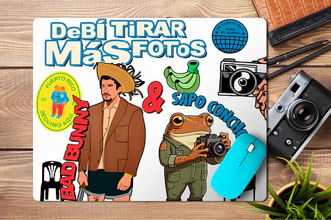 Mousepad Bad Bunny. Mod. 8