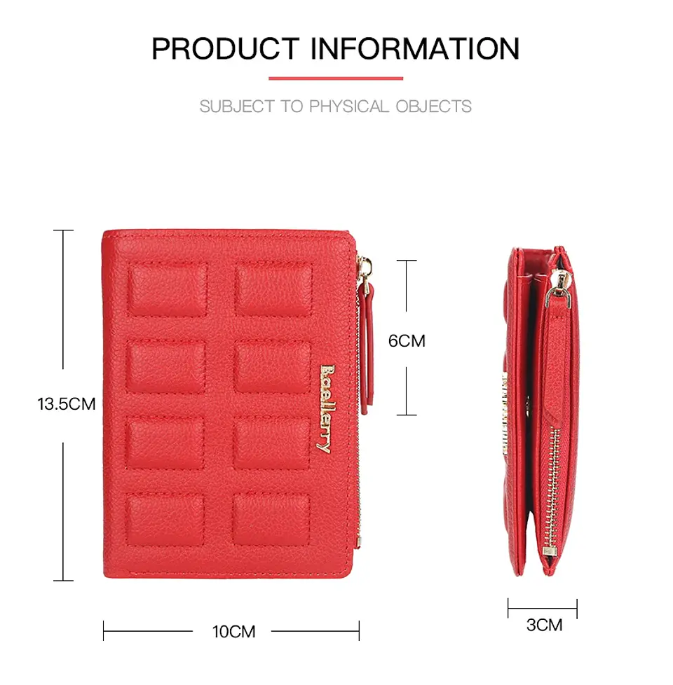 Billetera mujer con monedero y  cierre  2