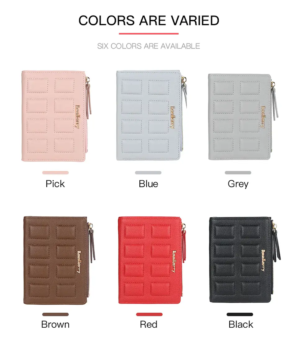 Billetera mujer con monedero y  cierre  5