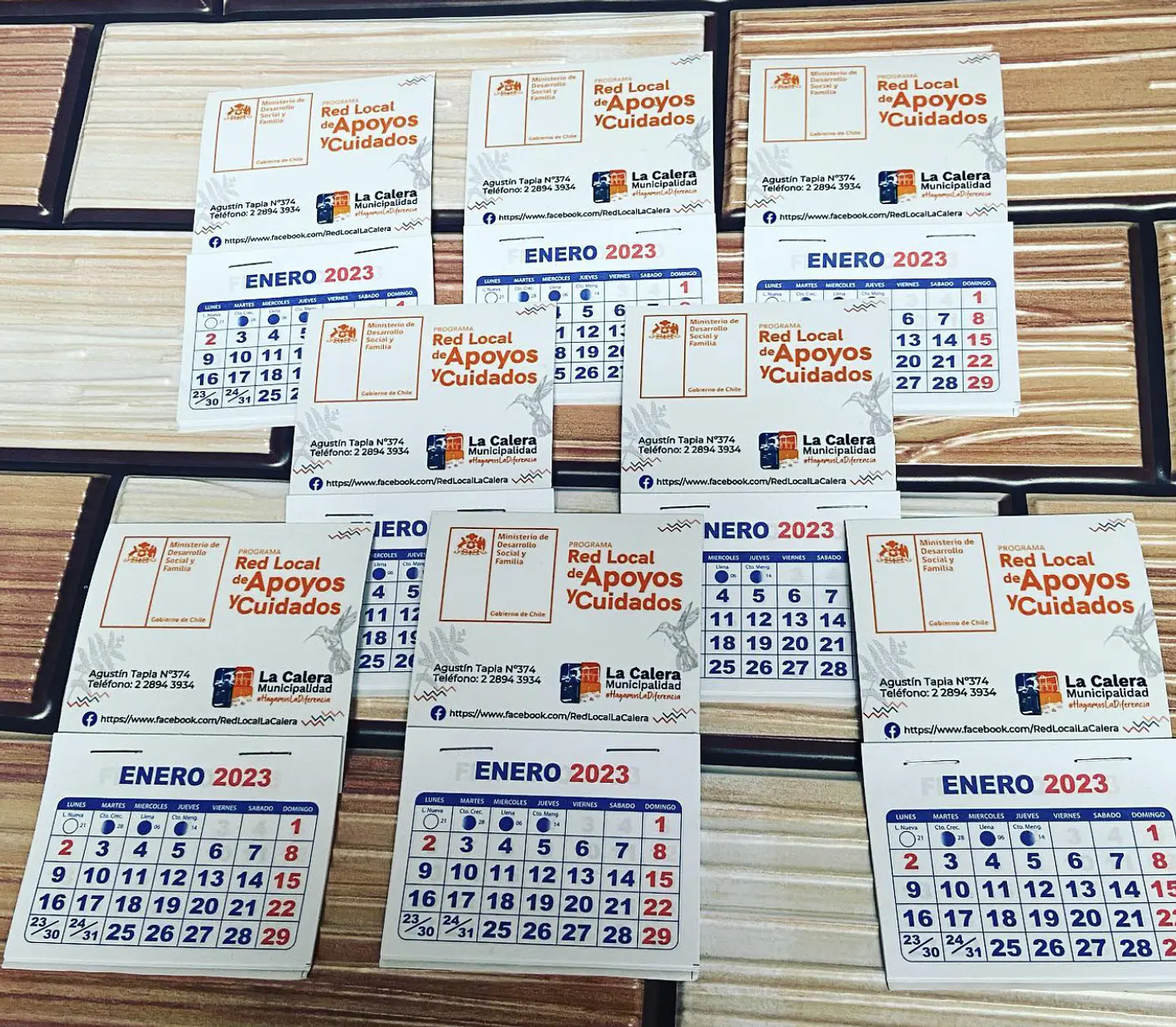 Mini Calendario Imantado Año 2026. 100 unid. 3