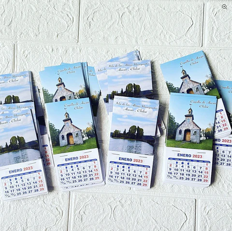 Mini Calendario Imantado Año 2026. 12 unid.