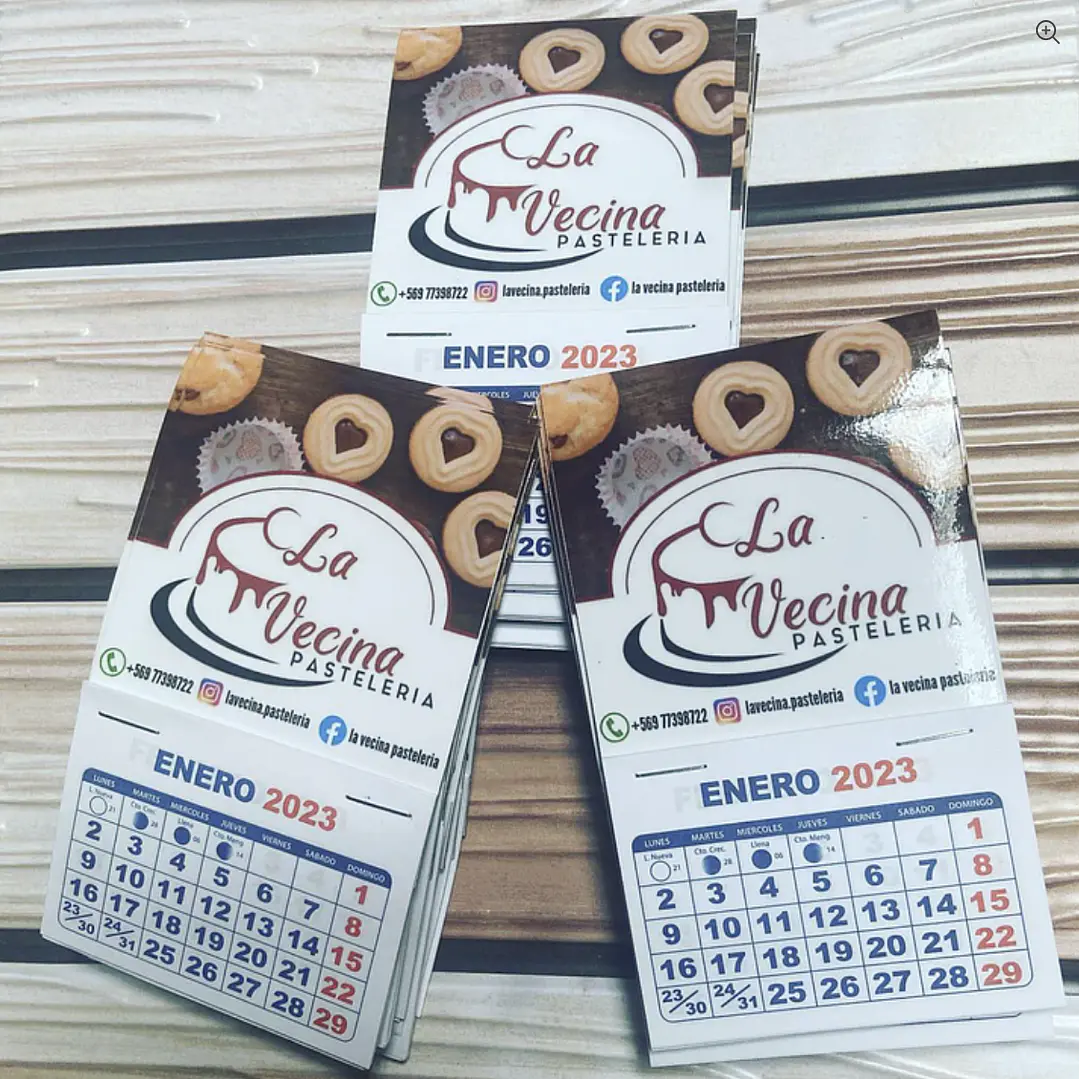 Mini Calendario Imantado Año 2026. 12 unid. 3