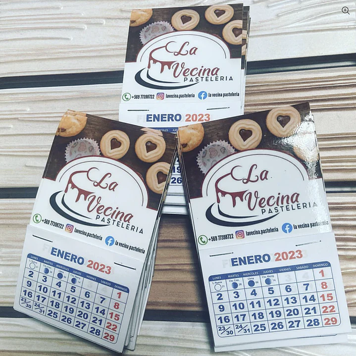 Mini Calendario Imantado Año 2026. 12 unid. 3