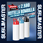 Botella bs de aluminio para sublimacion con tapa bombilla de 750 ml - Miniatura 1