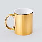 Tazon metalizado plateado y dorado 11oz Premium Bright - Miniatura 3