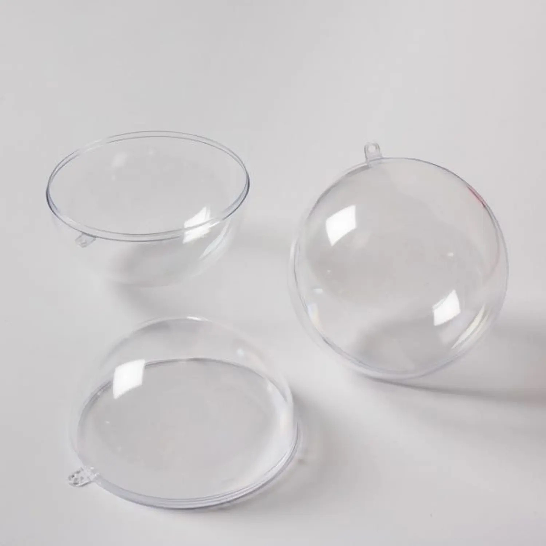 Esferas acrilicas transparentes 8cm oferta por mayor de 10  2