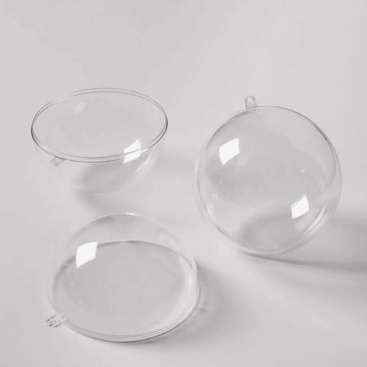 Esferas acrilicas transparentes 8cm oferta por mayor de 10  2