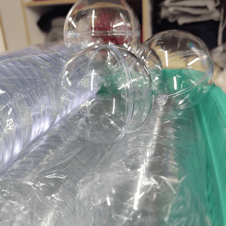 Esferas acrilicas transparentes 8cm oferta por mayor de 10  4