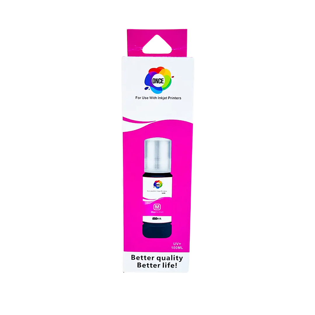 Tinta generica, universal dye premium para impresora de uso comun botella con boca de relleno facil 3