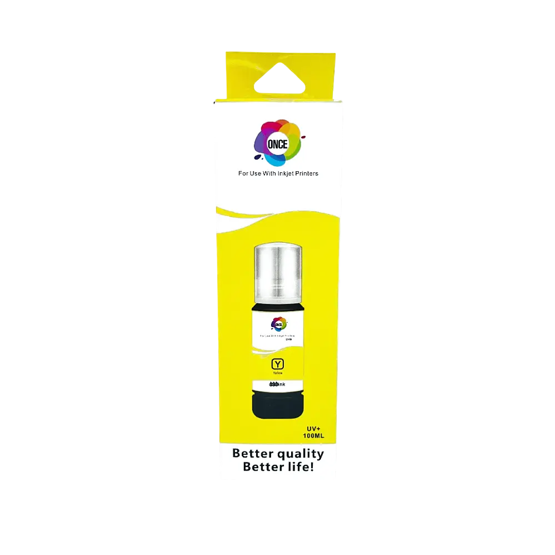 Tinta generica, universal dye premium para impresora de uso comun botella con boca de relleno facil 4