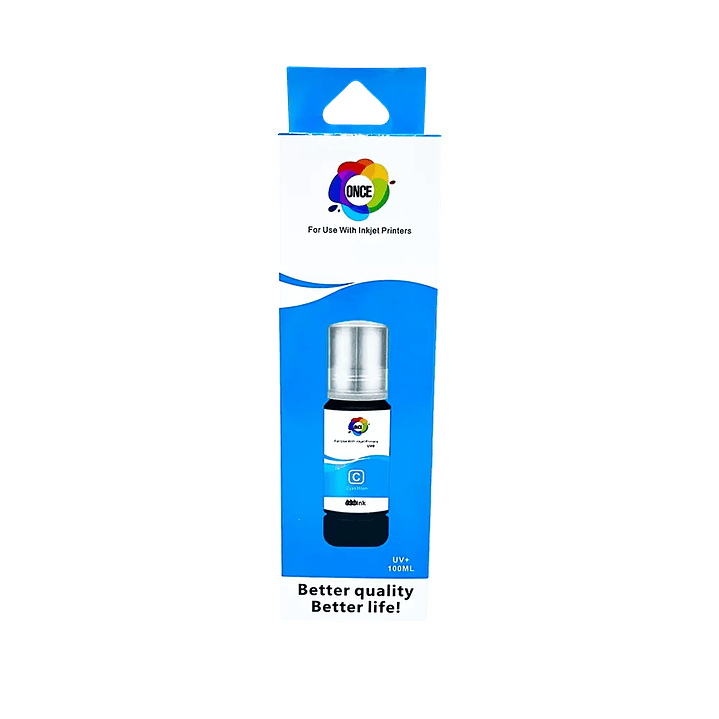 Tinta generica, universal dye premium para impresora de uso comun botella con boca de relleno facil 5