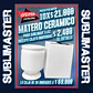 Matero ceramico sublimable blanco 11oz incluye cajita individual, precio por mayor de 10 unidades - Miniatura 1