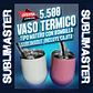 Vaso termico tipo matero de metal con bombilla  - Miniatura 1