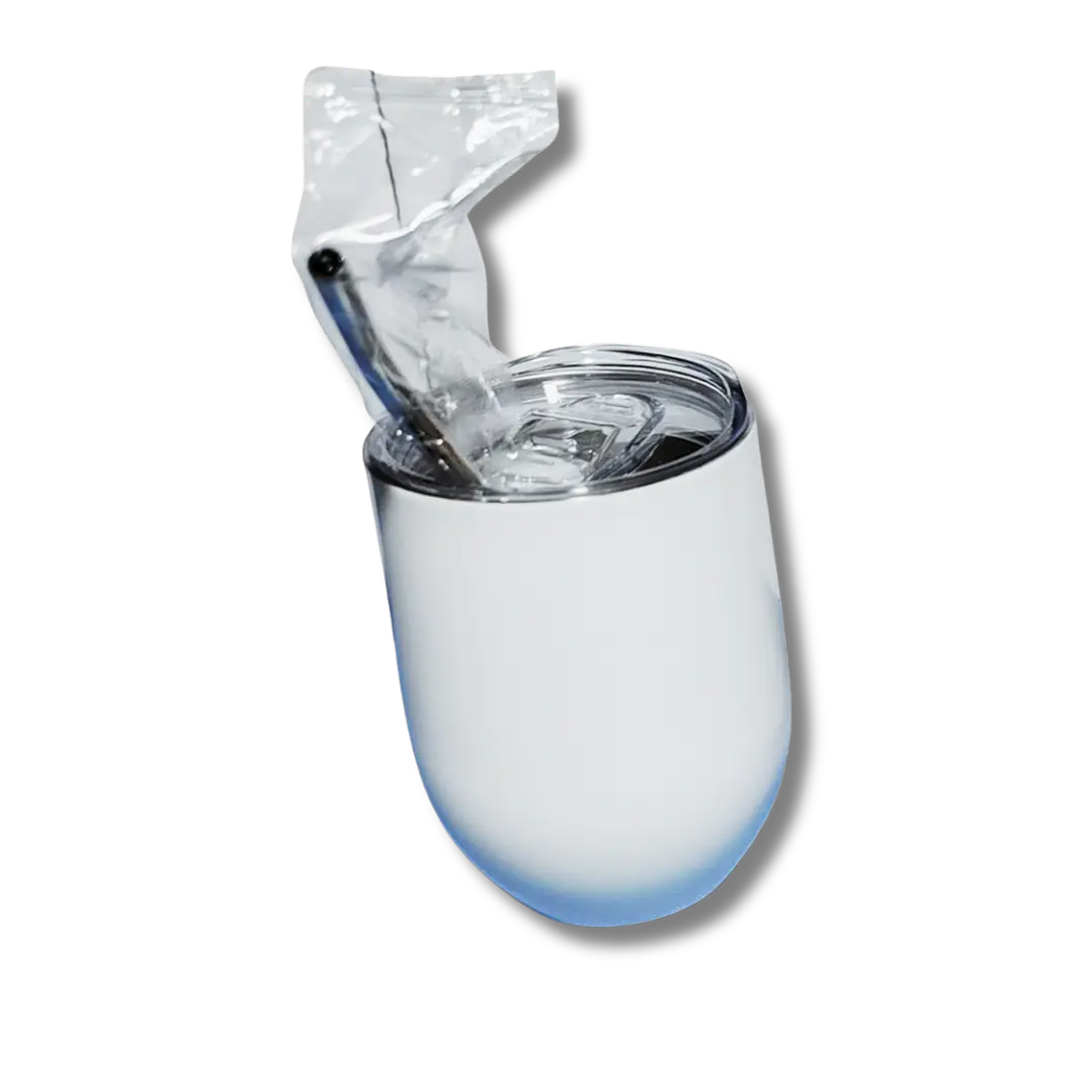 Vaso termico tipo matero de metal con bombilla  2