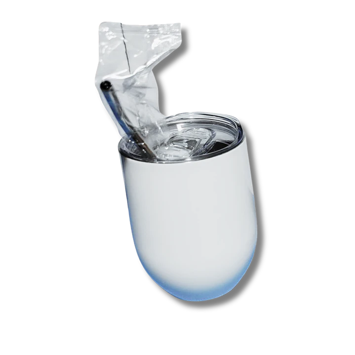 Vaso termico tipo matero de metal con bombilla  2