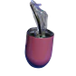 Vaso termico tipo matero de metal con bombilla  - Miniatura 3