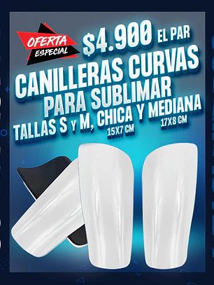 Canillera curva para sublimar dos tamaños