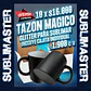 Tazón magico Sublimación Color Negro Glitter 11 oz incluye cajita individual oferta por 10 unidades - Miniatura 1