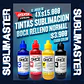 Tintas de sublimacion calidad premium 100ml cada color, oferta juego de completo de 4 - Miniatura 1
