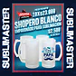 Shopero para sublimacion blanco premium empavonado precio por mayor de 10 - Miniatura 1