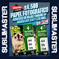 Papel fotografico adhesivo 50 hojas 115 y 135 gm. marca lily - Miniatura 1
