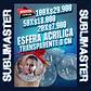Esferas acrilicas transparentes 8cm oferta por mayor  - Miniatura 1