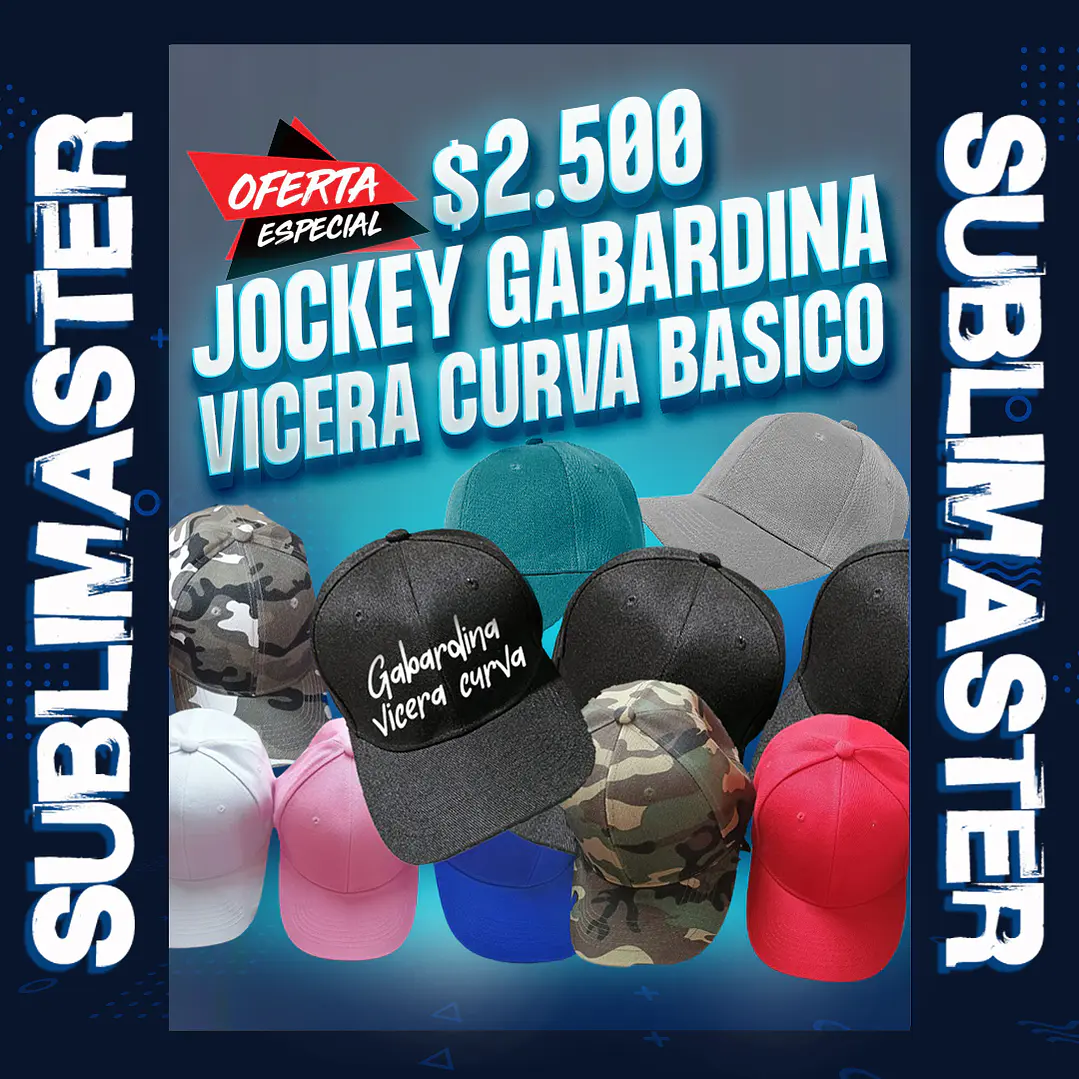 Jockey tipo gabardina vicera curva basico   1