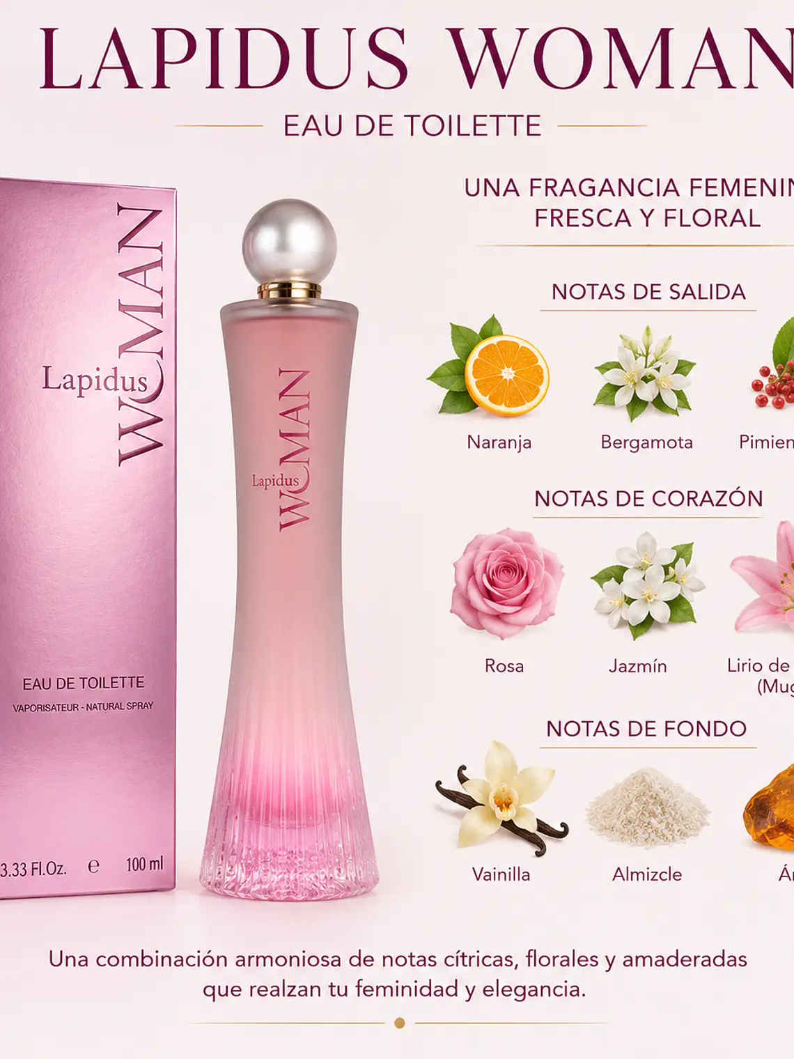 Ted Lapidus Woman Edt 100ml Mujer 2