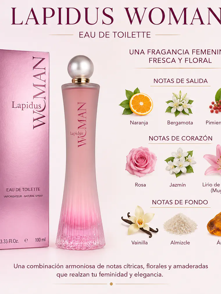 Ted Lapidus Woman Edt 100ml Mujer 2