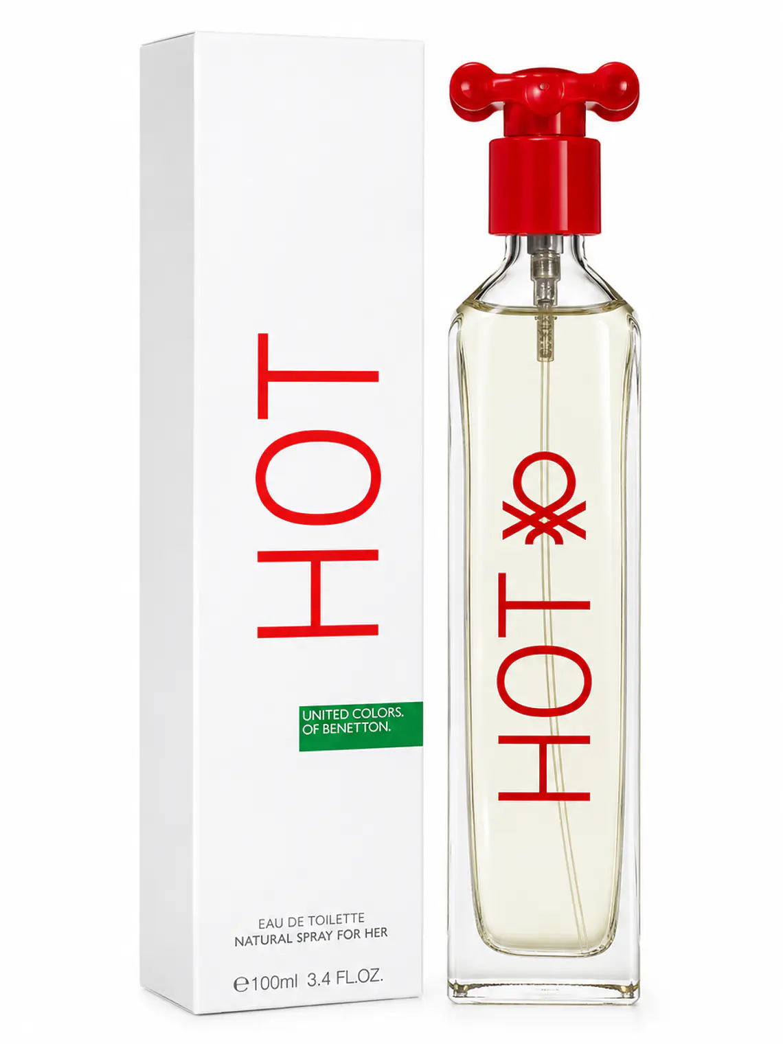 Benetton Hot 100 Ml Edt Para Mujer 1