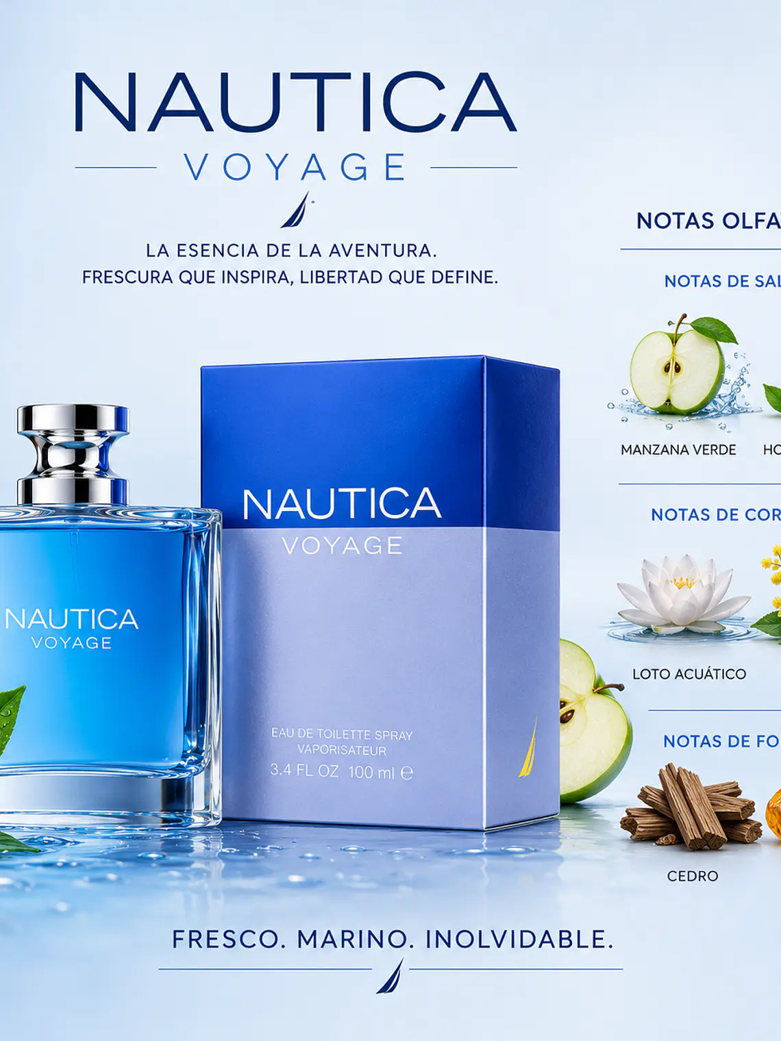 Nautica Voyage Edt 100 Ml Para Hombre 2