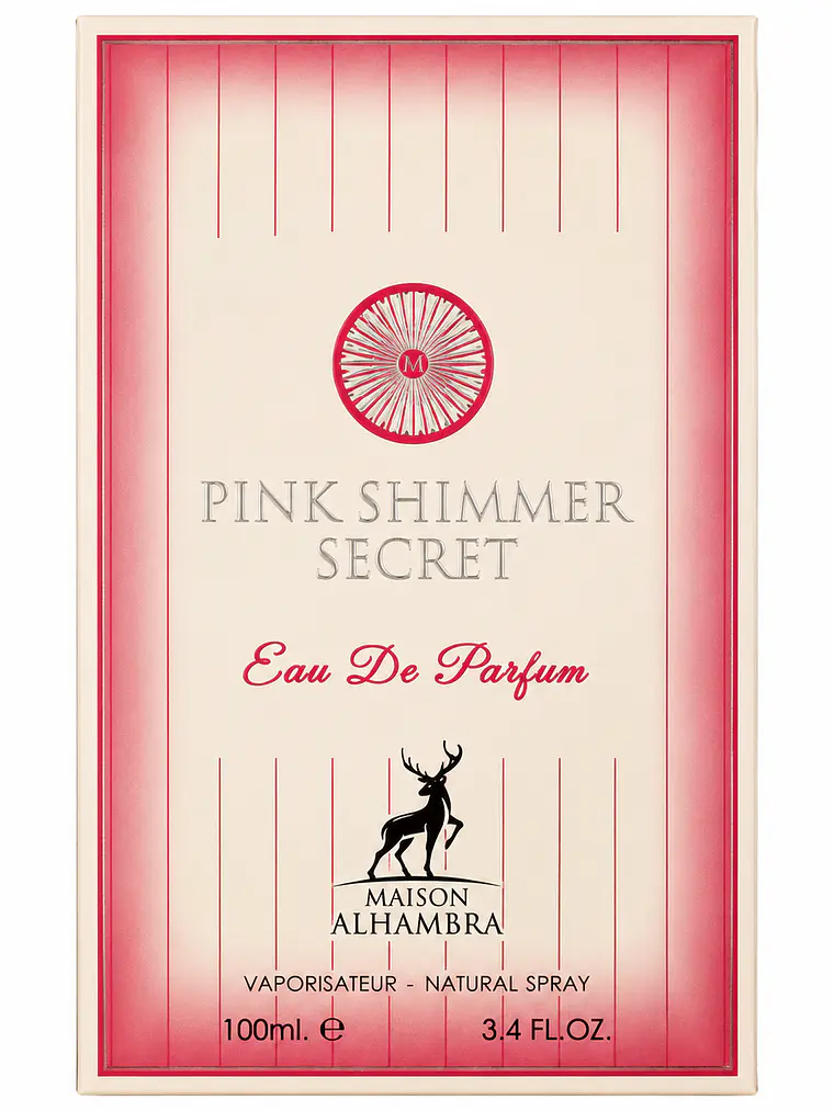 Maison Alhambra Pink Shimmer Secret Edp 100 ml Para Dama 4
