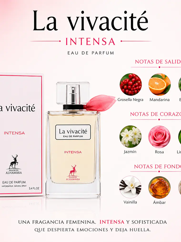 Maison Alhambra La Vivacite Intensa 100 Ml Edp 3