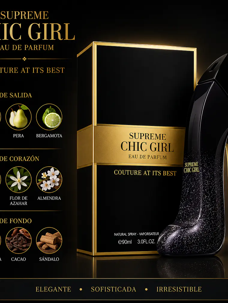Fragrance World Supreme Chic Girl Edp 90 Ml Mujer 2