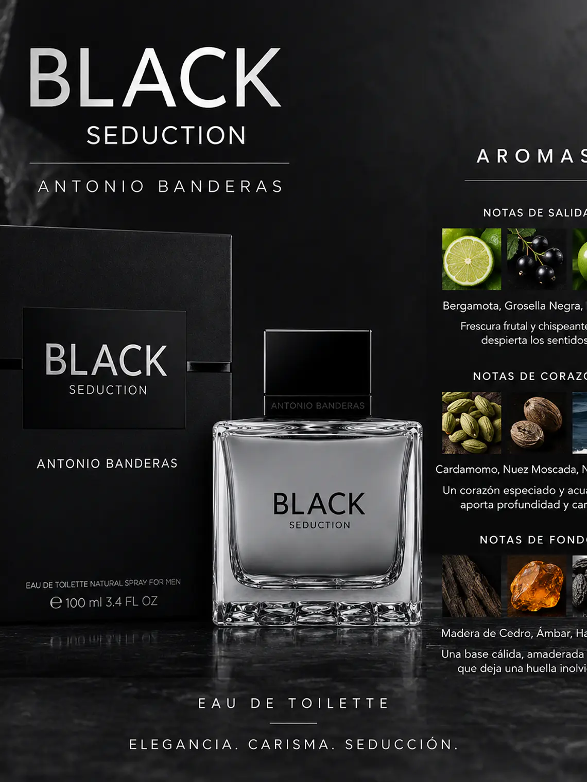 Antonio Banderas Black Seduction 200 Ml Edt Men 2