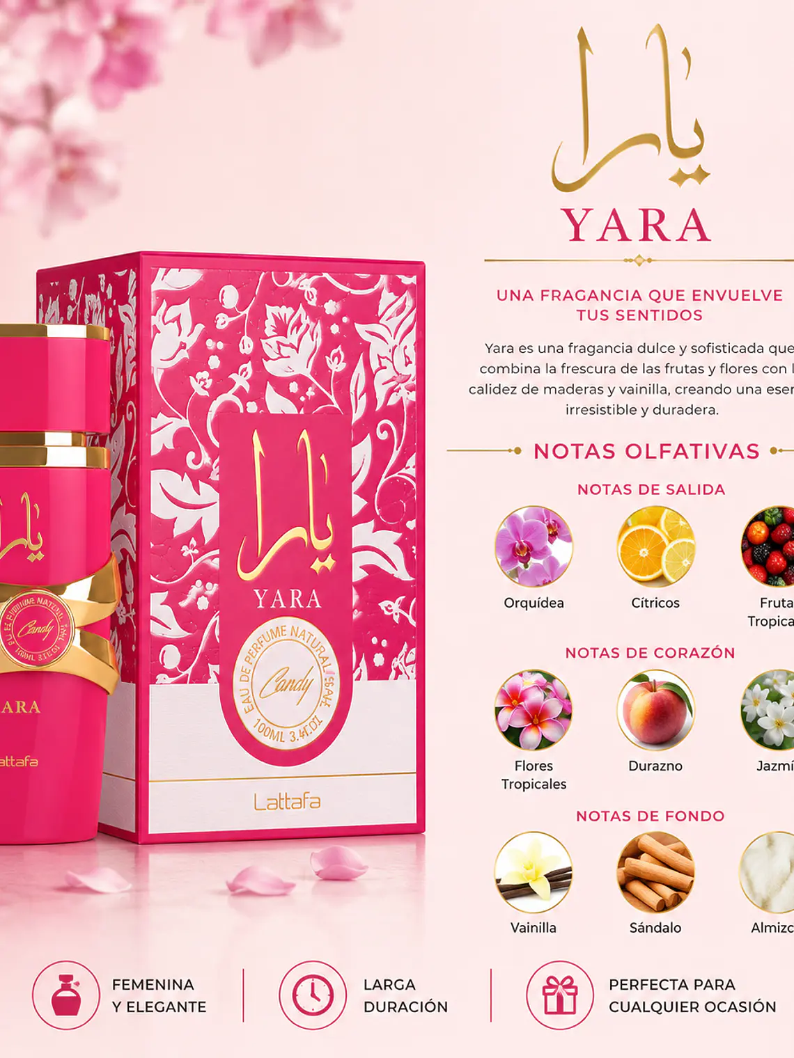Lattafa Yara Candy Woman 100 Ml Edp 2