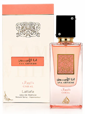 Perfume Lattafa Ana Abiyedh Coral Edp 60 Ml Mujer
