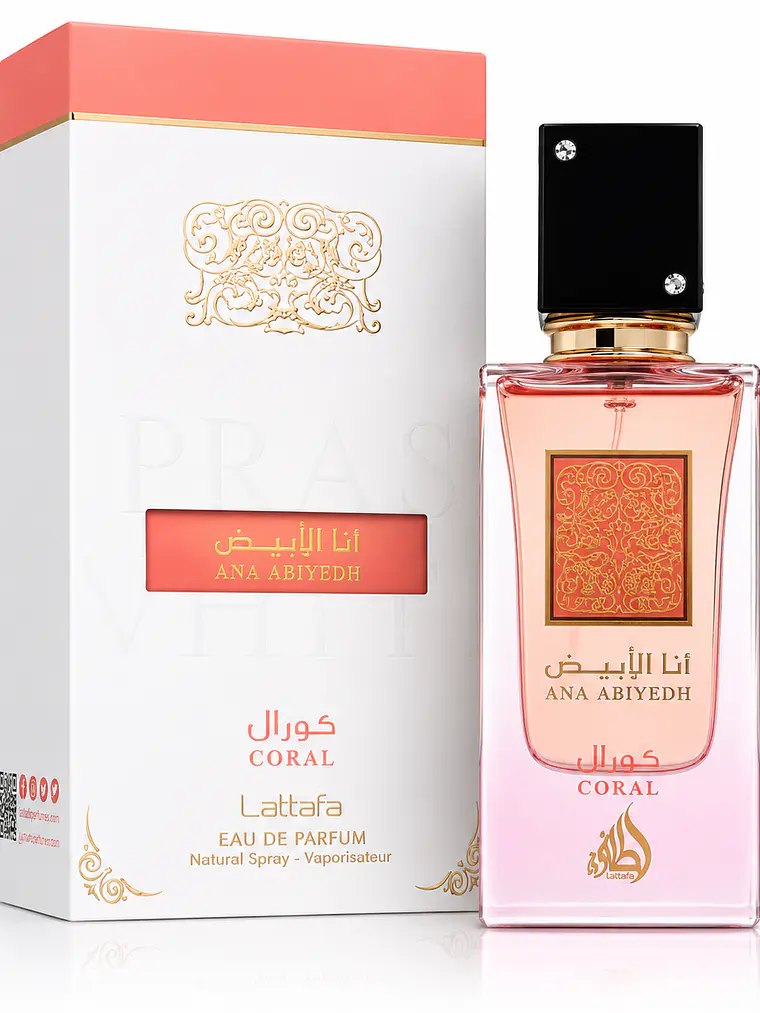 Perfume Lattafa Ana Abiyedh Coral Edp 60 Ml Mujer 3