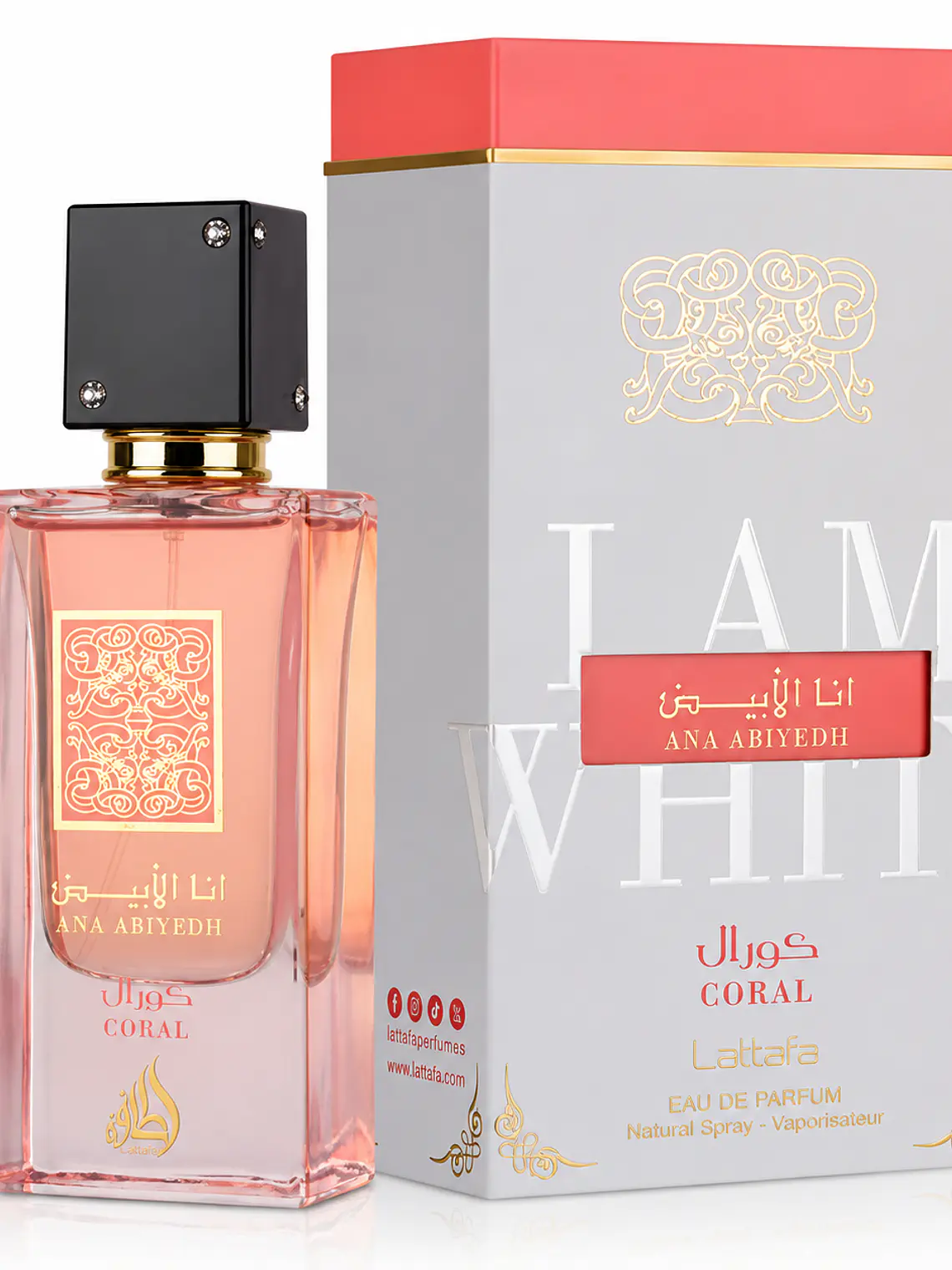 Perfume Lattafa Ana Abiyedh Coral Edp 60 Ml Mujer 4