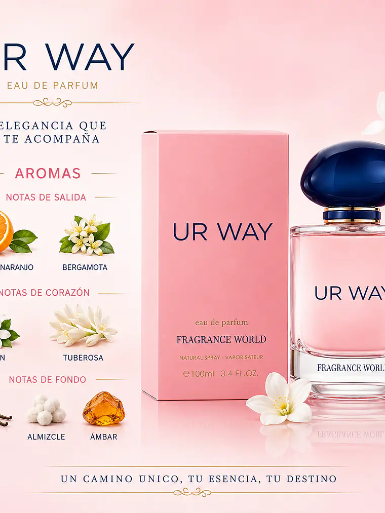 Fragrance World Ur Way Edp 100 Ml Mujer 2
