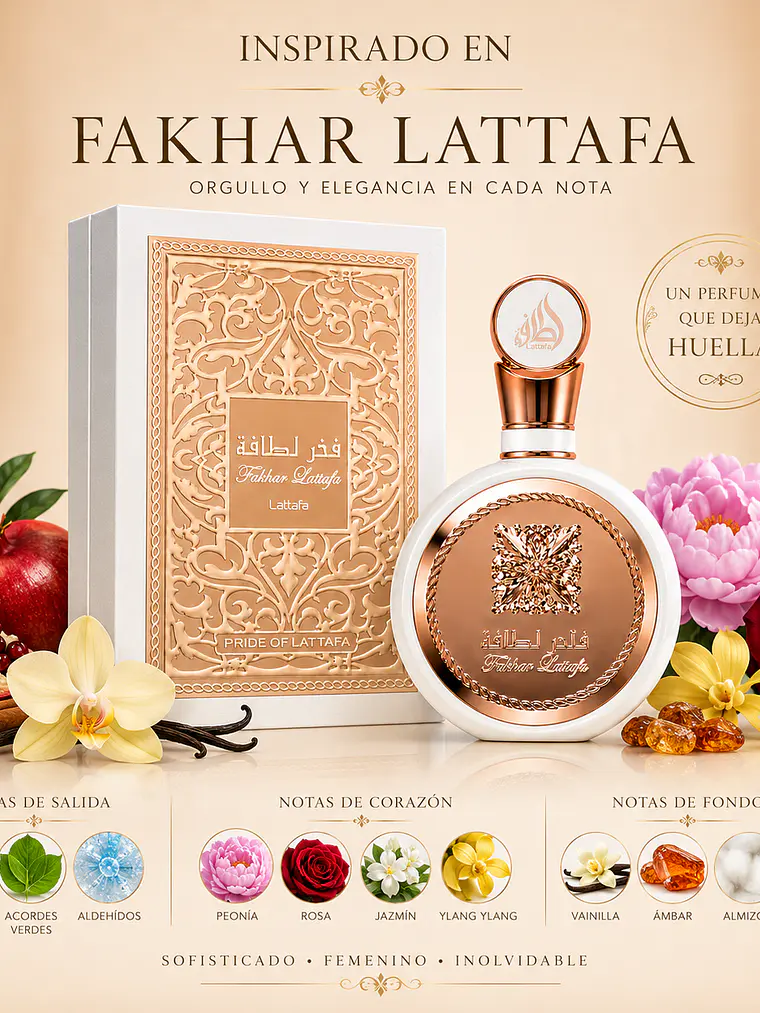 Lattafa Fakhar Lattafa Women Edp 100ml Para Mujer 2