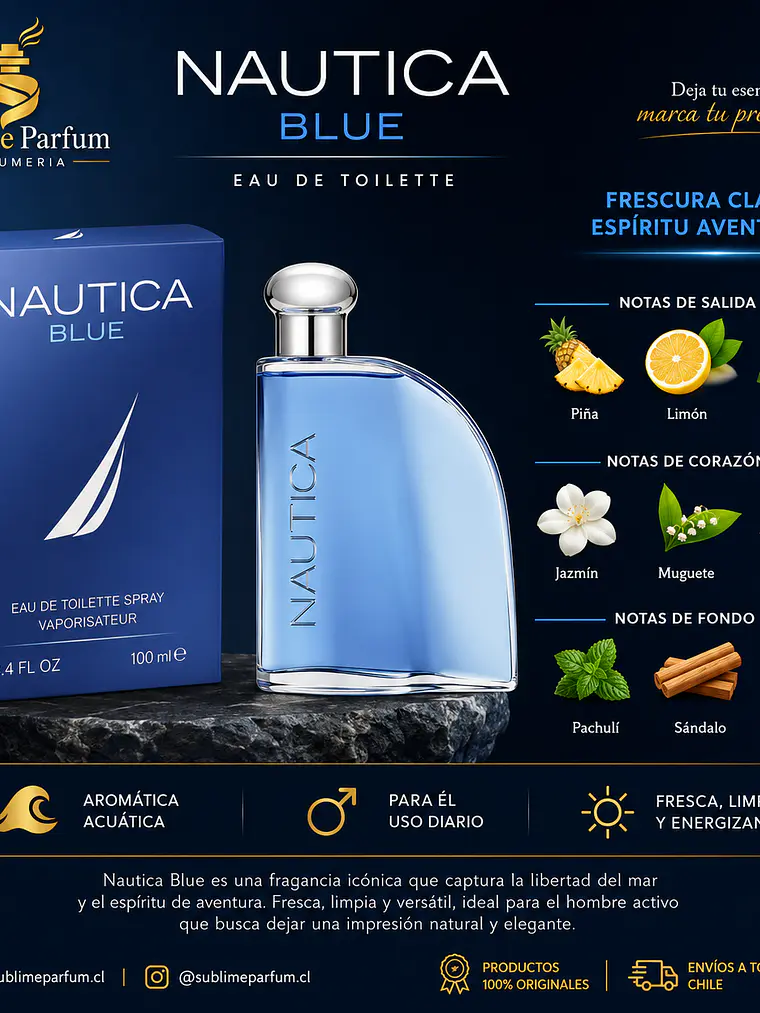Nautica Nautica Blue 100 Ml Hombre 2