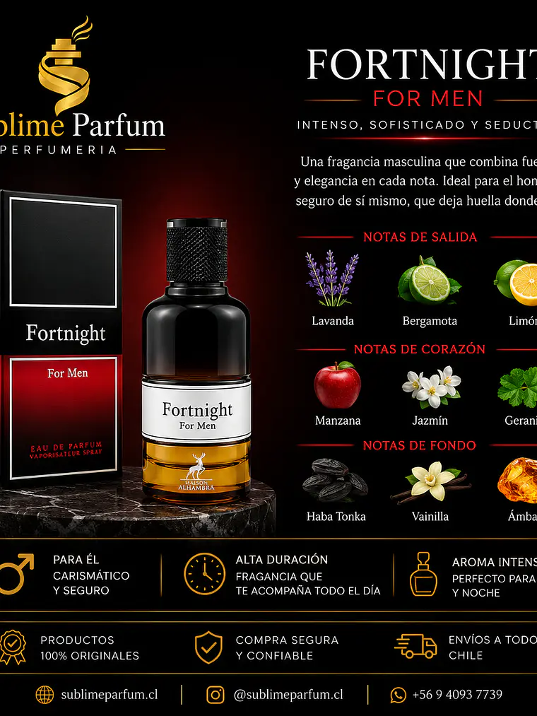 Maison Alhambra Fortnight For Men 100 Ml Edp 2