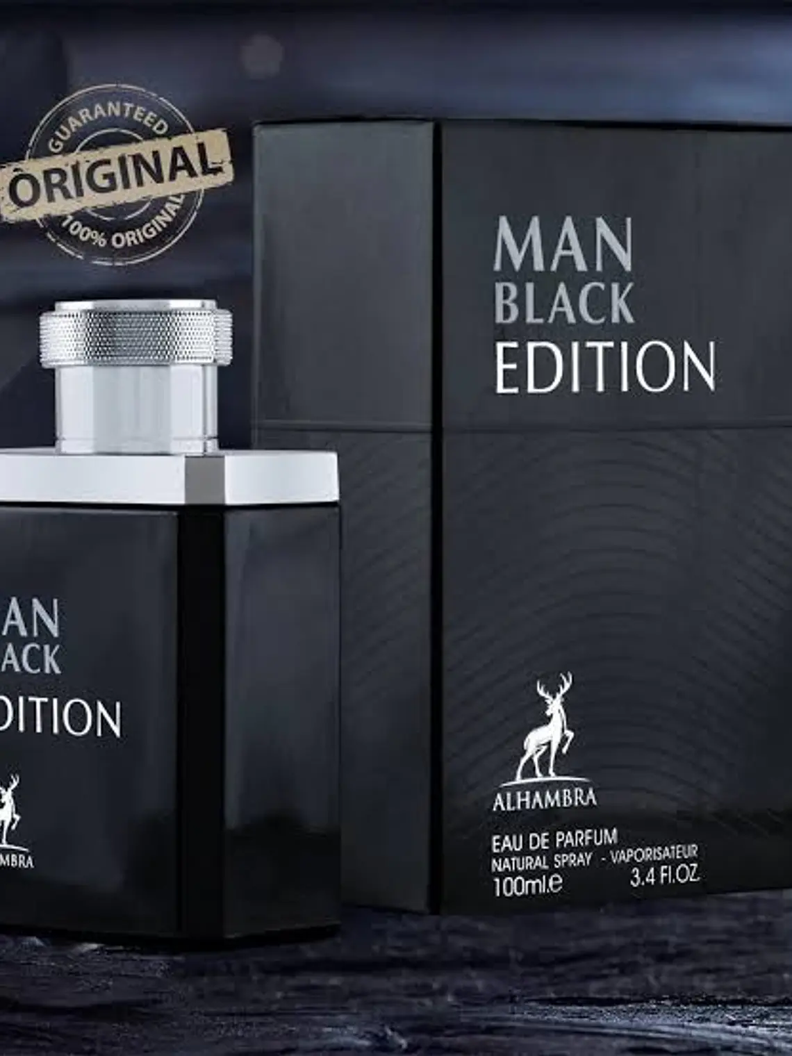 Maison Alhambra Man Black Edition Edp 100ml Hombre 4