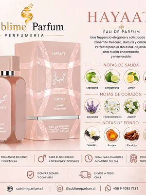 Lattafa Hayaati Florence Edp 100 Ml Mujer