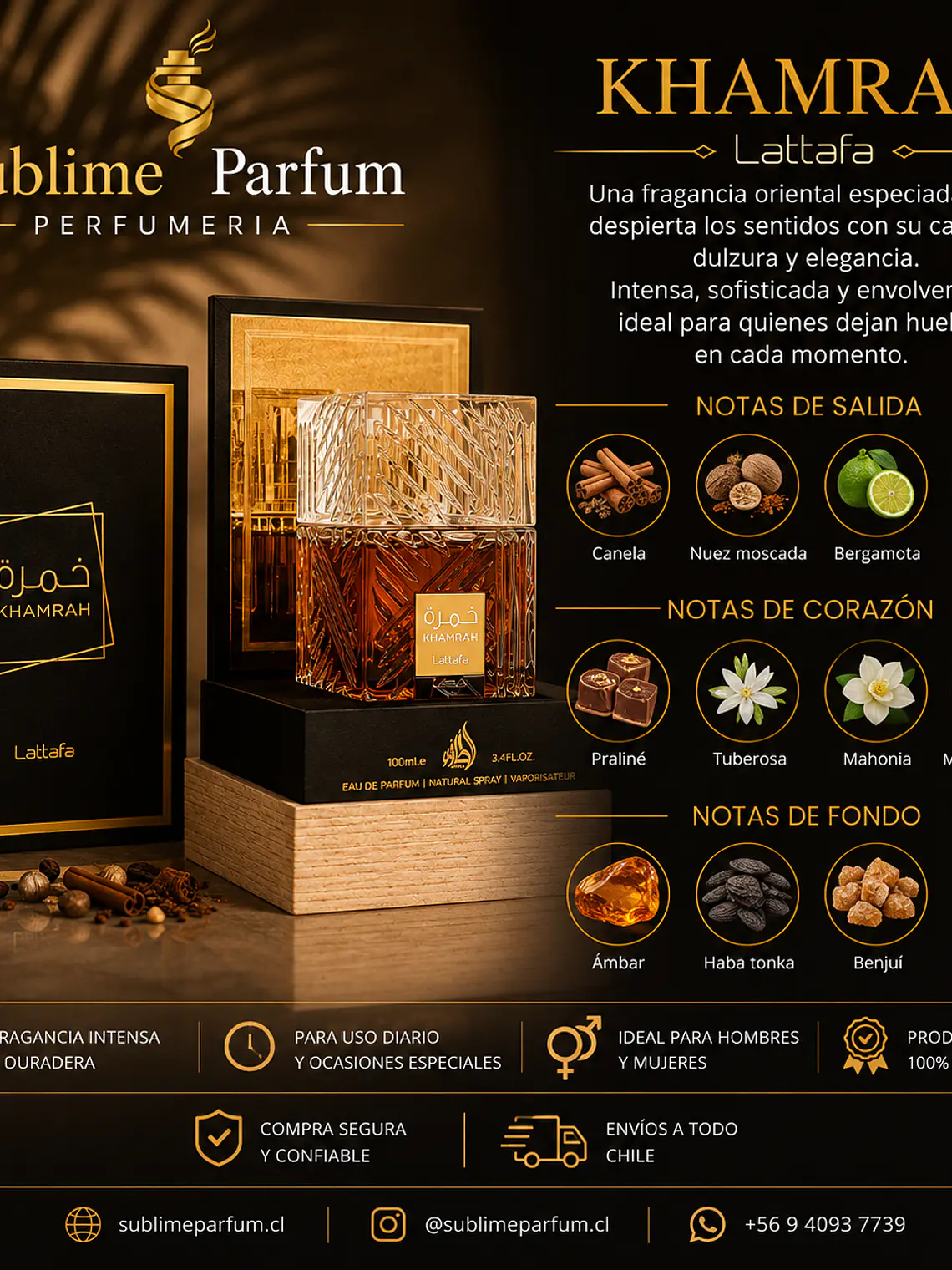 Lattafa Khamrah Edp 100 Ml 2