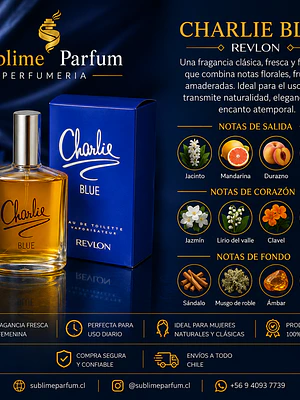 Charlie Blue 100ml Edt Para Dama