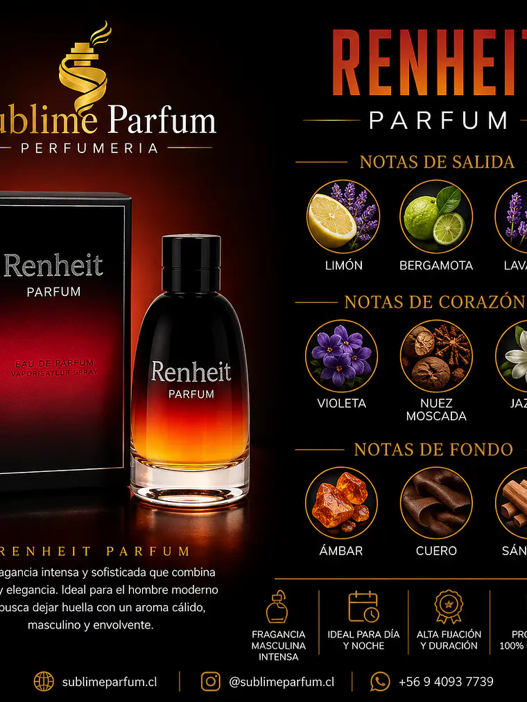 Fragrance World Renheit Edp 100 Ml Hombre 2