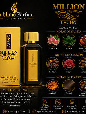 Fragrance World La Uno Million Edp 100mi Para Hombre