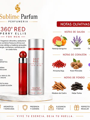 Perry Ellis For Men 360 Red Edt 100ml